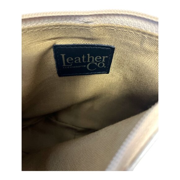 Vintage Liz Claiborne Leather Co. Mini Crossbody Bag – Champagne Leather – LC Go - Picture 8 of 9